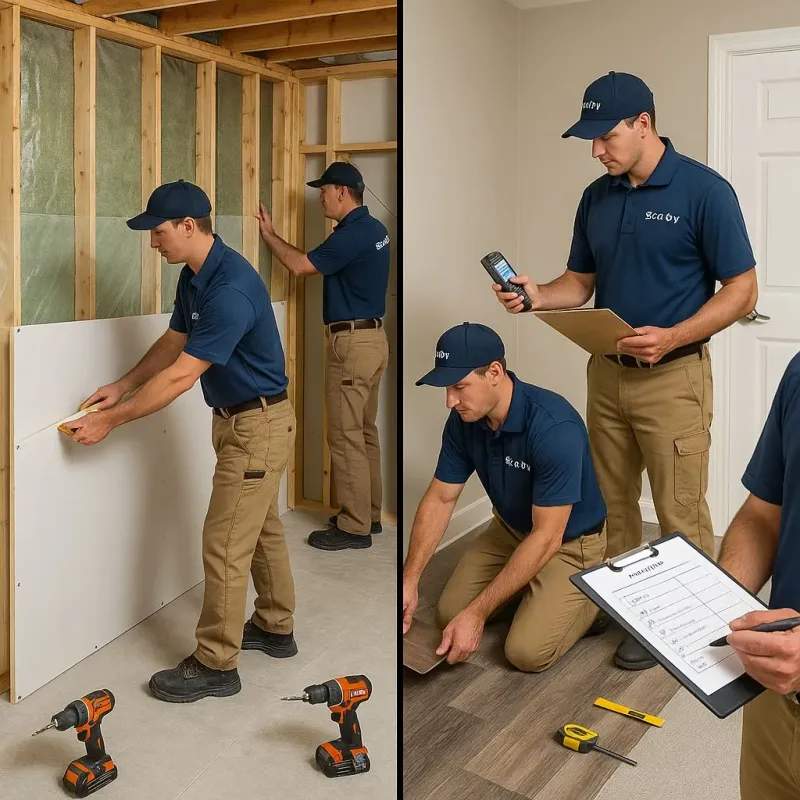 Repairs and Reconstruction process in Milan, NM
